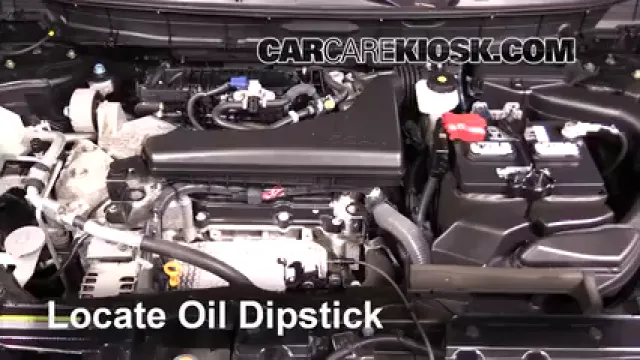 2016 Nissan Rogue S 2.5L 4 Cyl. Oil Check Oil Level